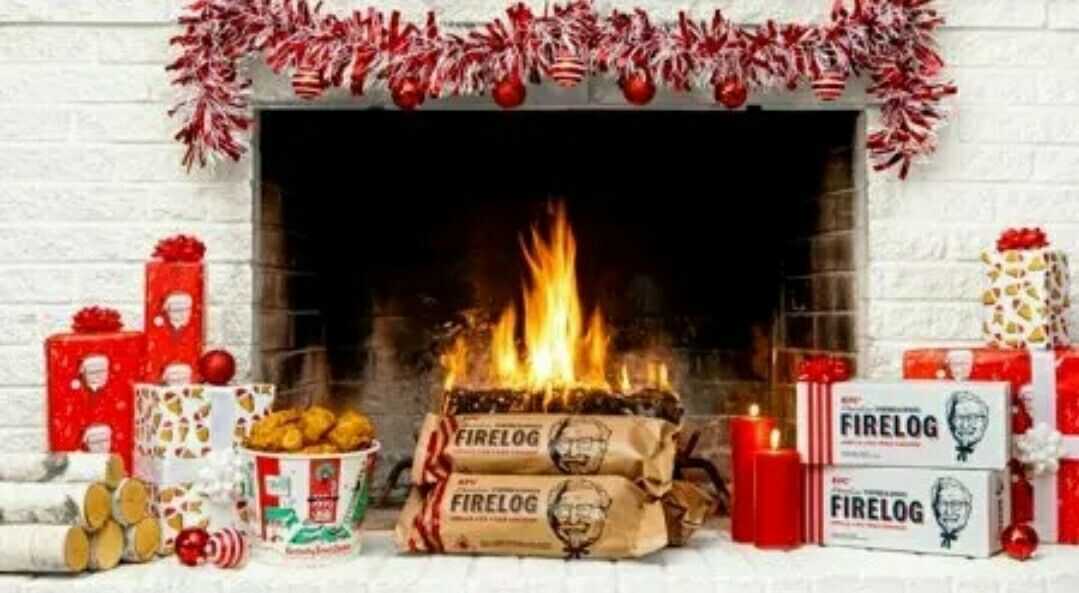 NEW KFC Fire Wood Log with 11 Herbs & Spices - Simply Light and Enjoy The Aroma - Fresh Stock Dated December 2025