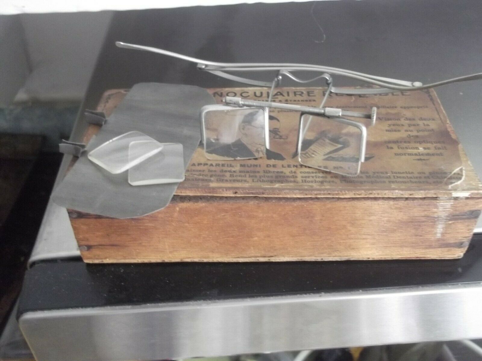 1920S JEWELLERS' REPAIR MAGNIFYING GLASSES IN RARE ORIGINAL BOX-OPTICAL-WATCHES - Fresh Stock Dated February 2026