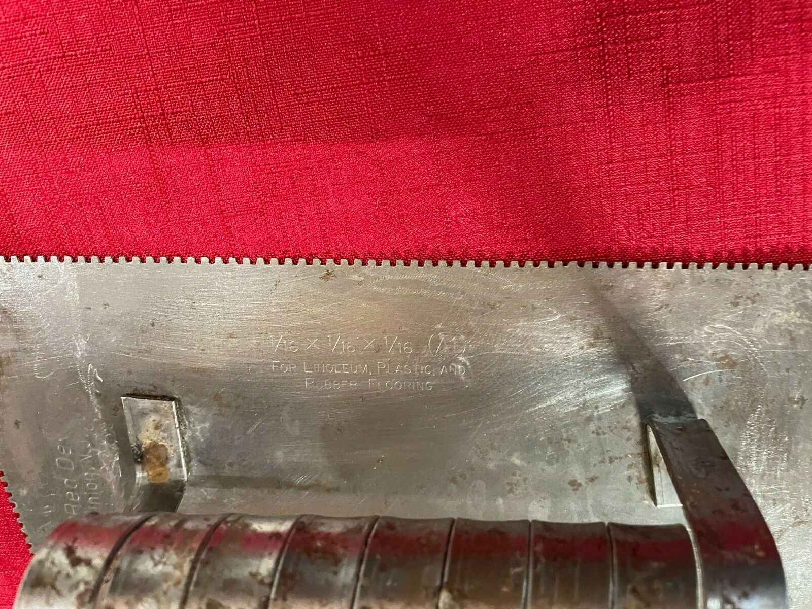 Vintage Red Devil #2089 Metal Trowel - Fresh Stock Dated February 2026