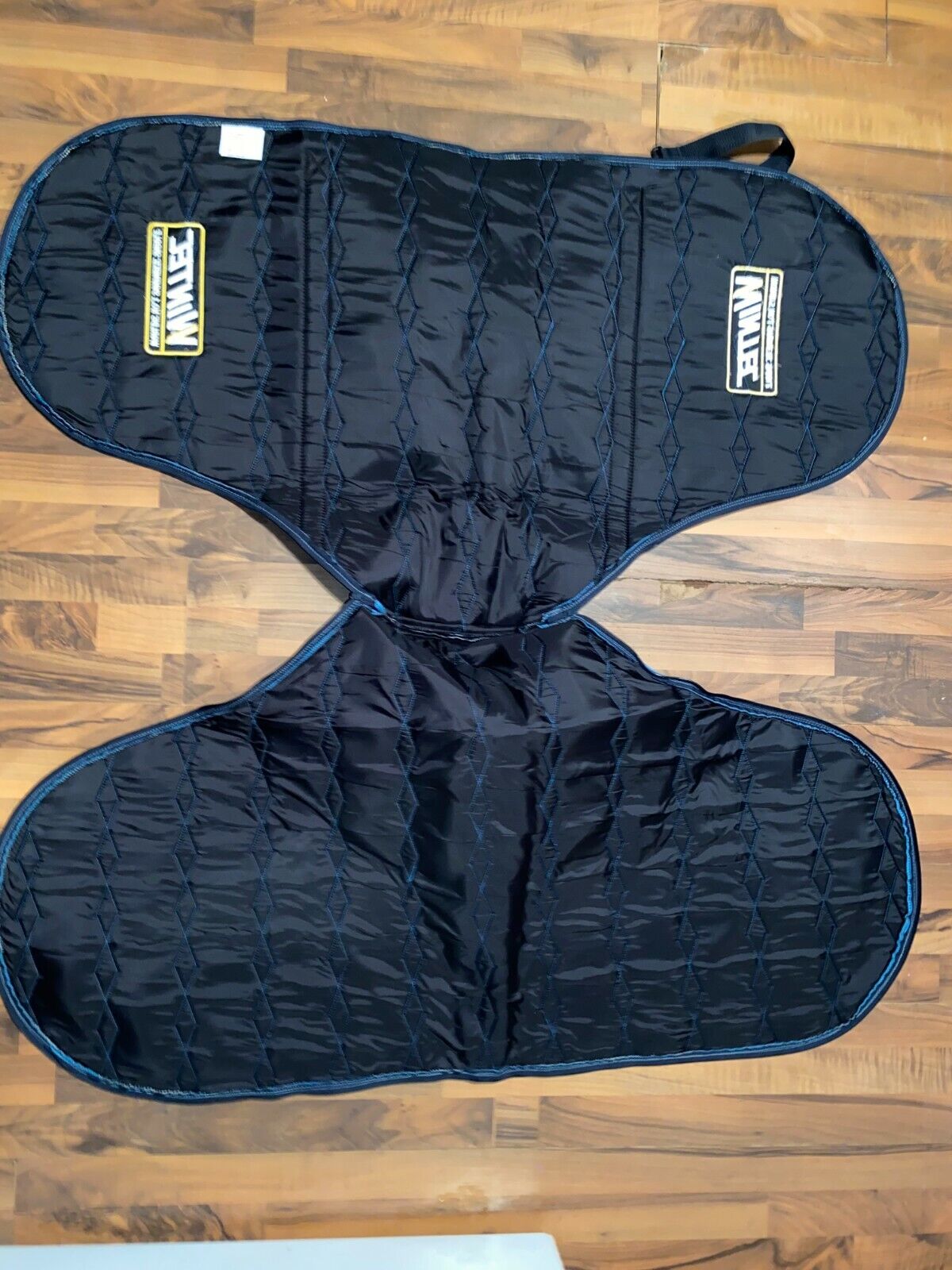 NEW BLUE WINTEC ENGLISH SADDLE COVER BAG / CARRIER WITH HANDLE STRAP - Fresh Stock Dated February 2026