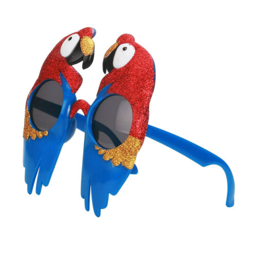 Novelty Fun Bird Parrot Sunglasses Halloween Christmas Costume Macaw Glasses - Fresh Stock Dated February 2026