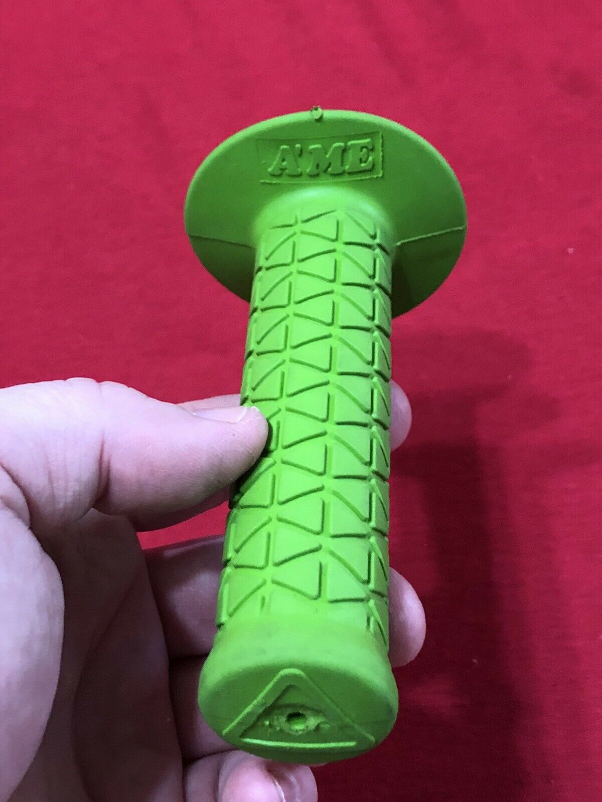 ORPHAN SINGLE GREEN AME BUBBLE FONT GRIP OLD SCHOOL BMX A’ME - Fresh Stock Dated December 2025