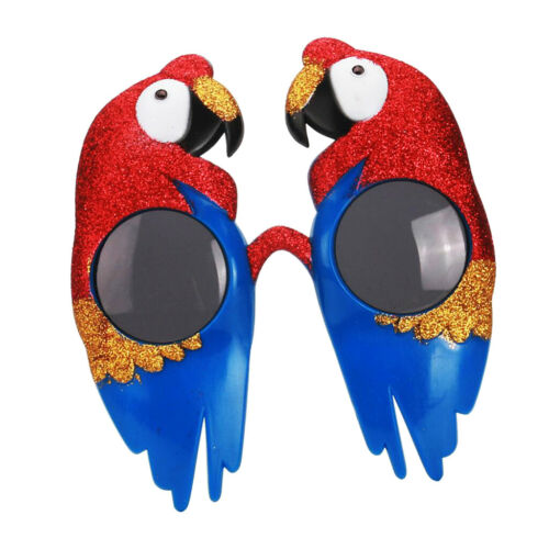 Novelty Fun Bird Parrot Sunglasses Halloween Christmas Costume Macaw Glasses - Fresh Stock Dated February 2026