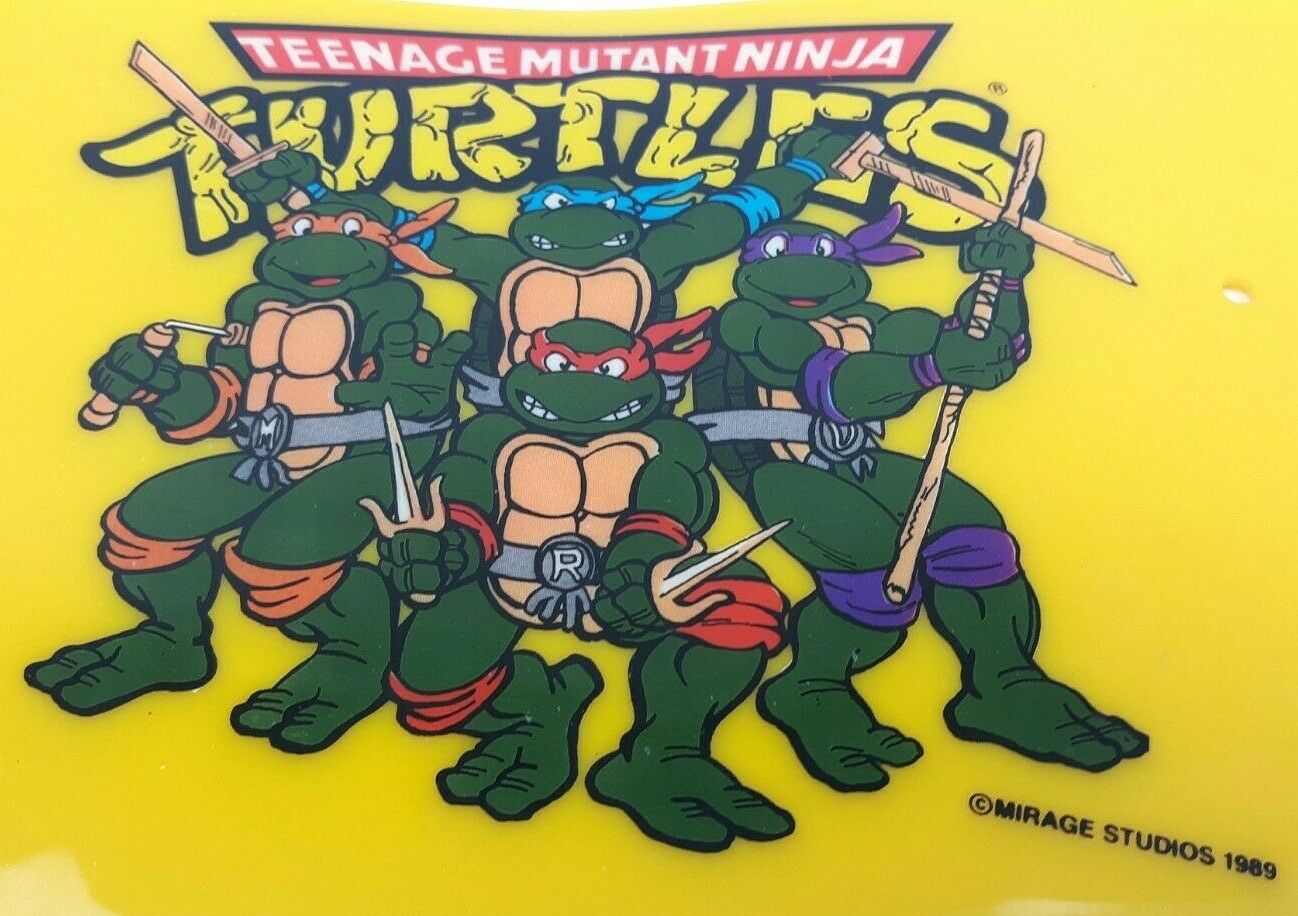 Vtg 1988 1989 TMNT MAGNA Kids Bicycle Bike BMX 8519-57 Logo Number Plate RARE! - Fresh Stock Dated December 2025