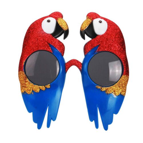 Novelty Fun Bird Parrot Sunglasses Halloween Christmas Costume Macaw Glasses - Fresh Stock Dated February 2026