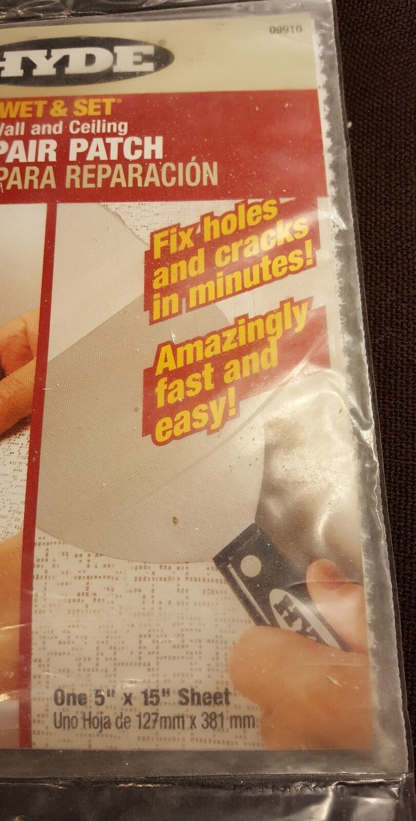 Hyde Wet & Set Wall And Ceiling Repair Patch ~ LOT OF (2) / Each is 5
