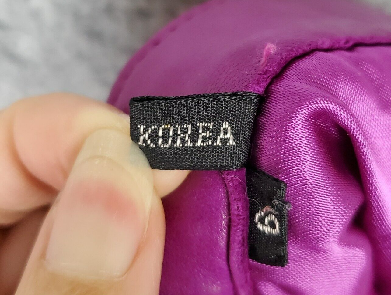 Vtg 80s Andrew Marc Women's Leather Mini Skirt Size Sm Pink Butter Soft Zip Up - Fresh Stock Dated March 2026