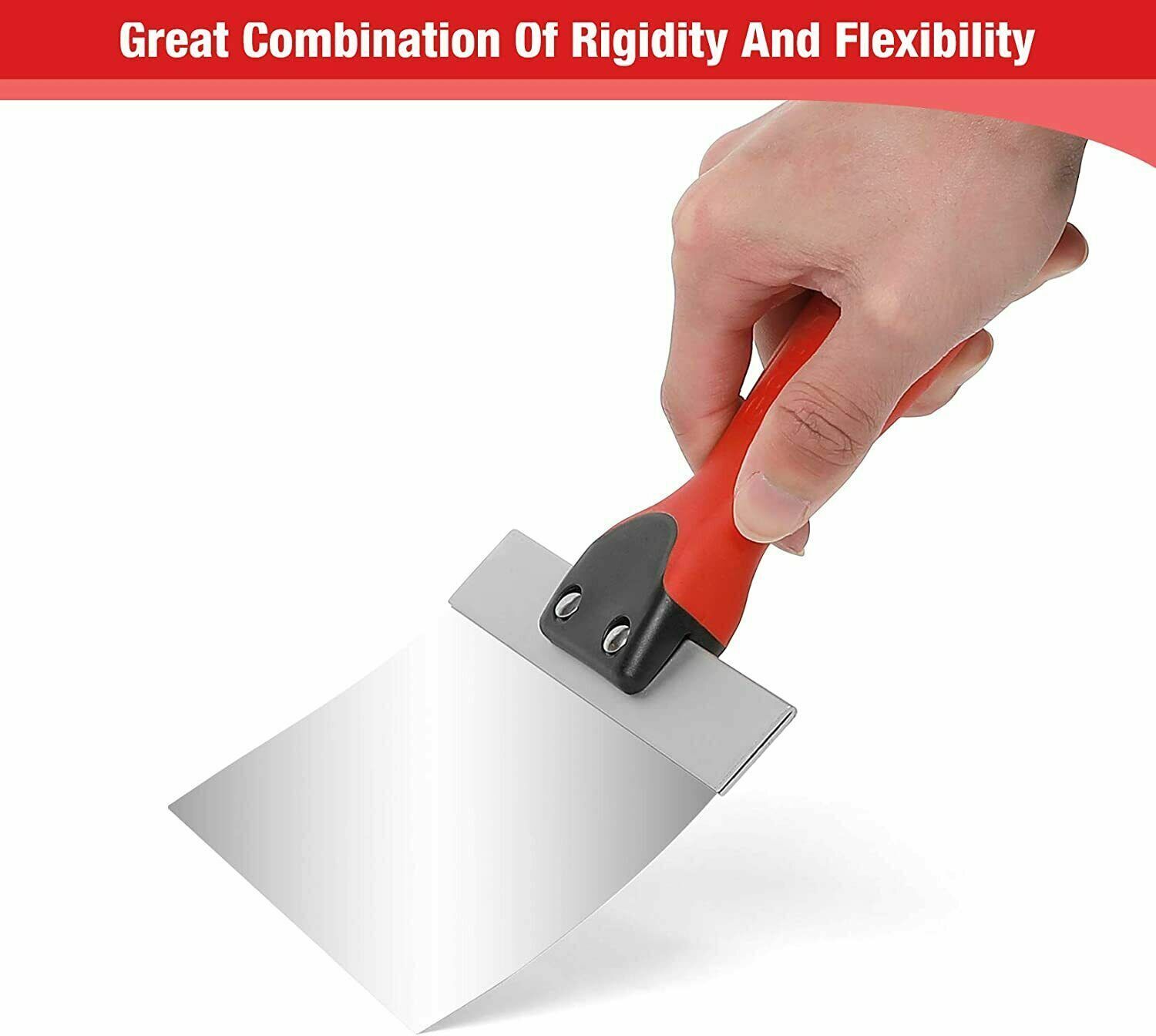 Goldblatt 5-pieces Carbon Steel Knife Set Taping Putty Knives and Paint Scraper - Fresh Stock Dated February 2026