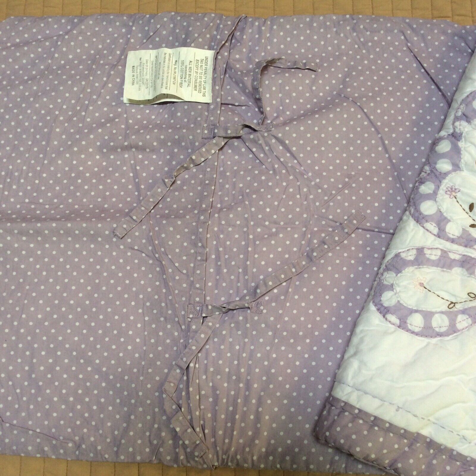 2 Pottery Barn Kids Gabrielle Purple Pink Butterfly Quilted Standard Pillow Sham - Fresh Stock Dated February 2026