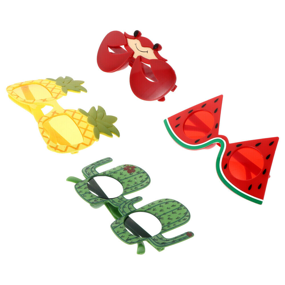4pcs Funny Amusing Creative Novelty Party Glasses Photo Props Eyeglasses - Fresh Stock Dated February 2026