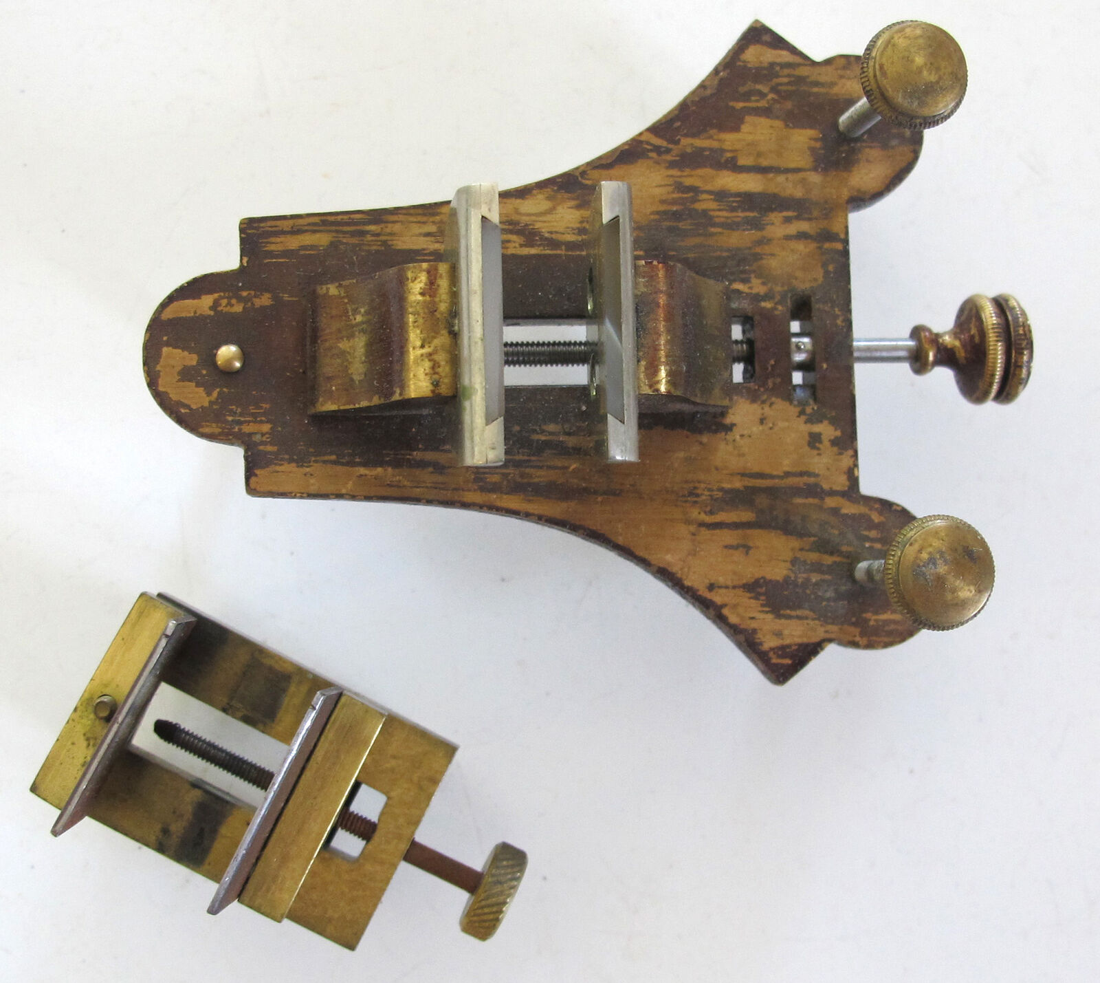 Lot Two (2) BALANCE POISES - Brass with Metal & Agate Jaws - Watch Repair Tools - Fresh Stock Dated February 2026