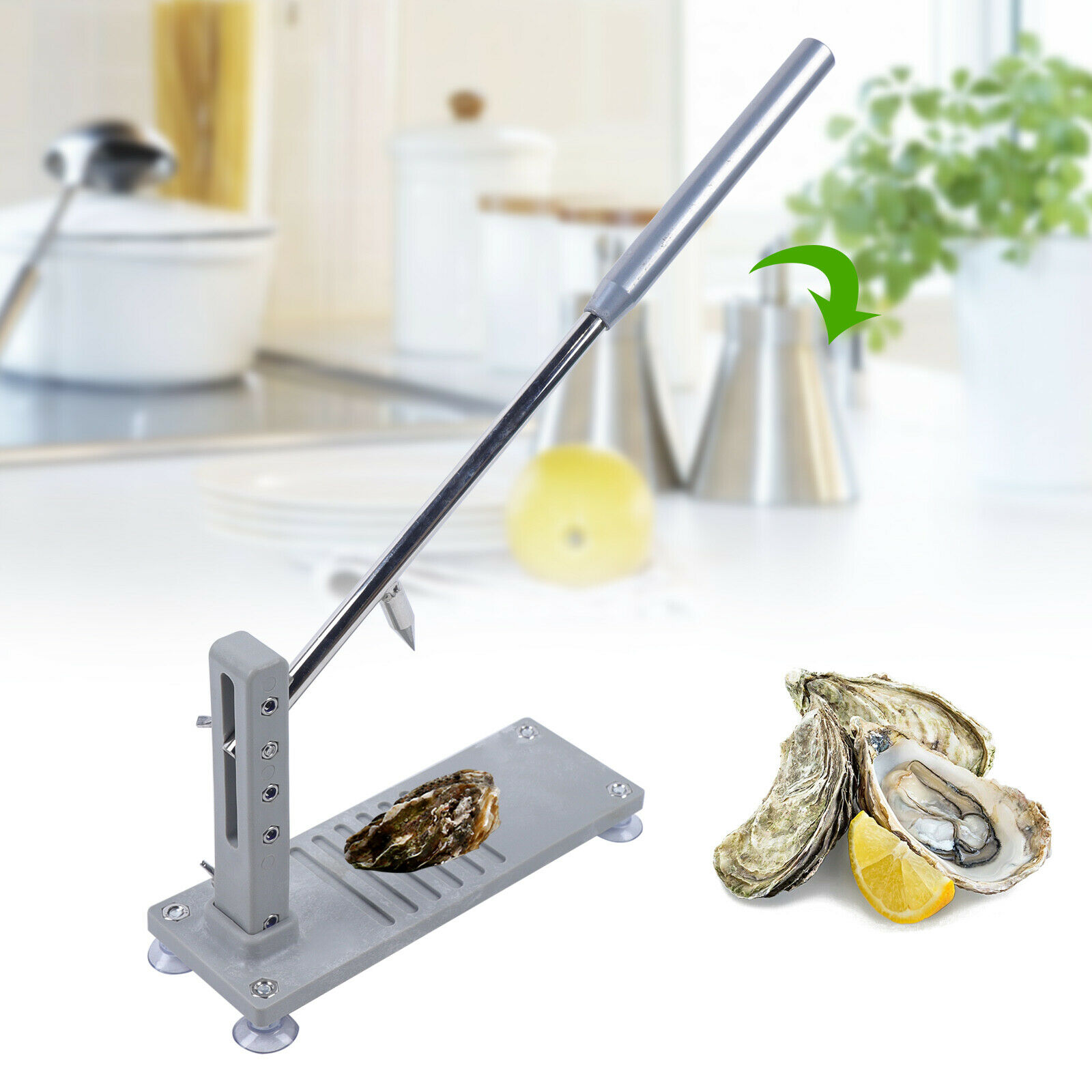 Oyster Knife Shucker Shell Seafood Opener Shucking Tool Set w/ blade * 2 - Fresh Stock Dated December 2025