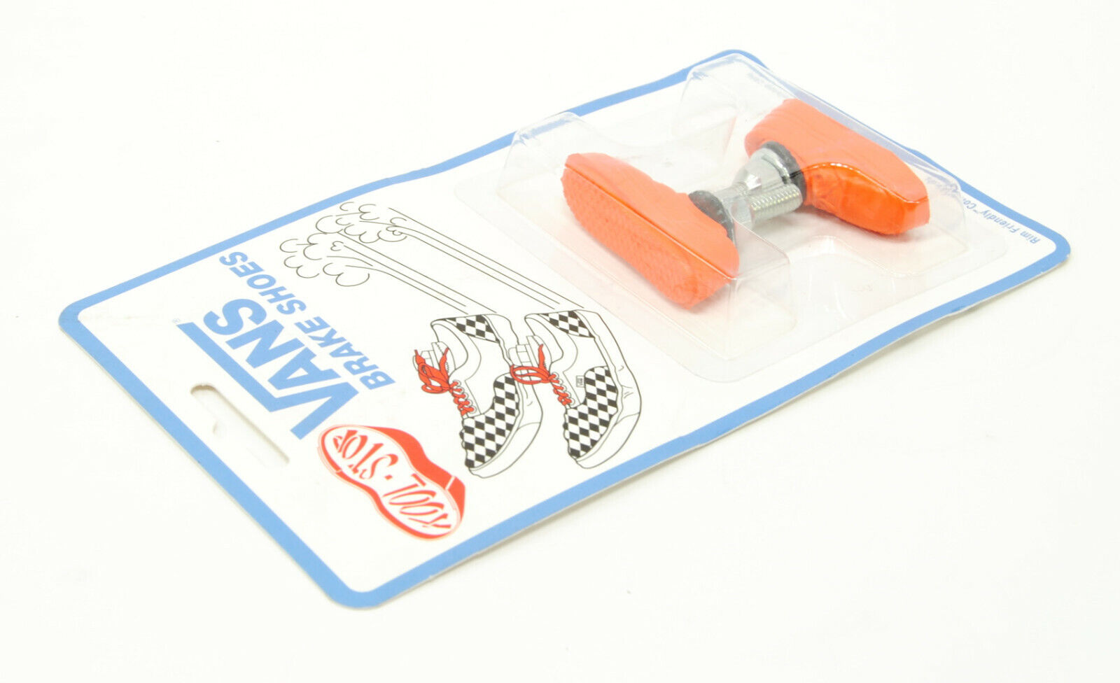 Kool Stop bicycle bike Vans BMX THREADED brake pads ORANGE (PAIR) MADE IN USA - Fresh Stock Dated February 2026