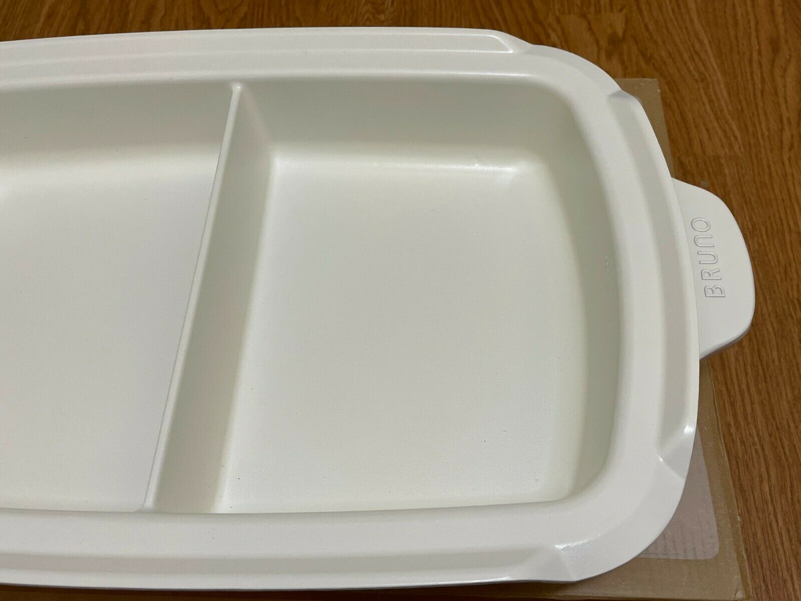 BRUNO Hot Plate Grande Partition Pot / Split Pot BOE026 NABE -New- Open Box - Fresh Stock Dated December 2025