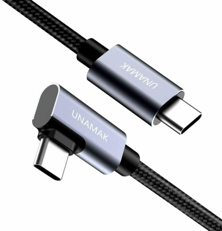 USB C to C Cable 10FT 100W UNAMAK Type C Fasting Charging 10ft, Black - Fresh Stock Dated February 2026