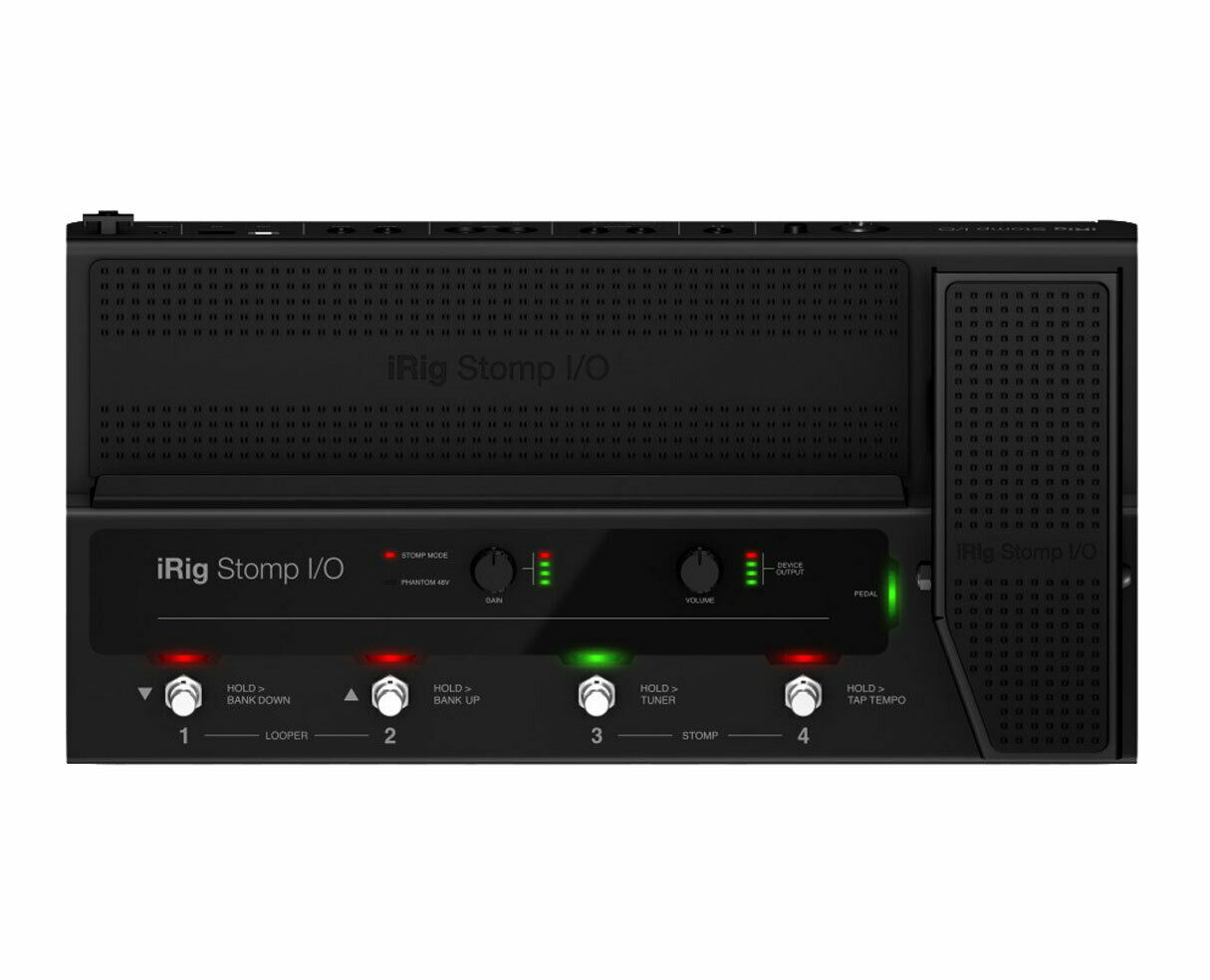 IK Multimedia iRig Stomp I/O + Free IK Multimedia iRig 2 - Fresh Stock Dated February 2026