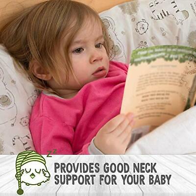 Toddler Pillow with Pillowcase - 13X18 Soft Organic Cotton Baby Pillows - Fresh Stock Dated December 2025