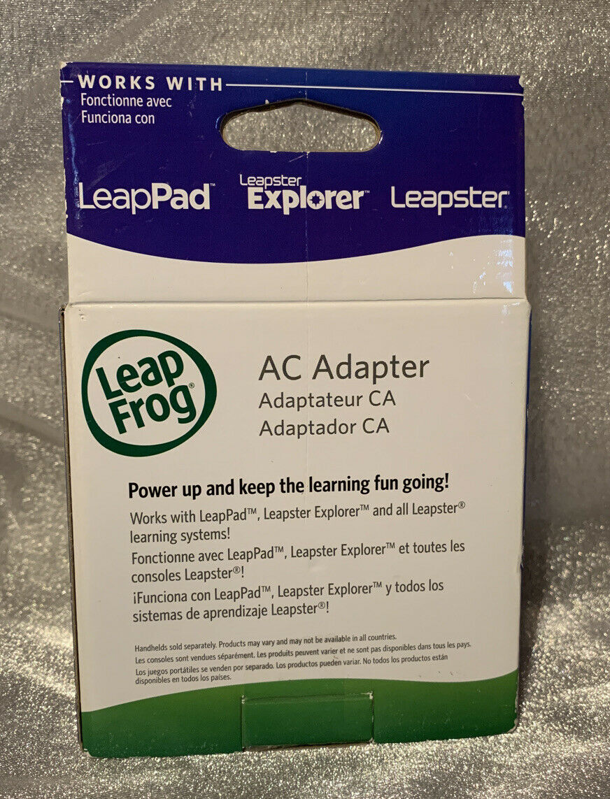 New in Box Leap Frog 9V AC Adapter Works With LeapPad Leapster Explorer Leapster - Fresh Stock Dated February 2026