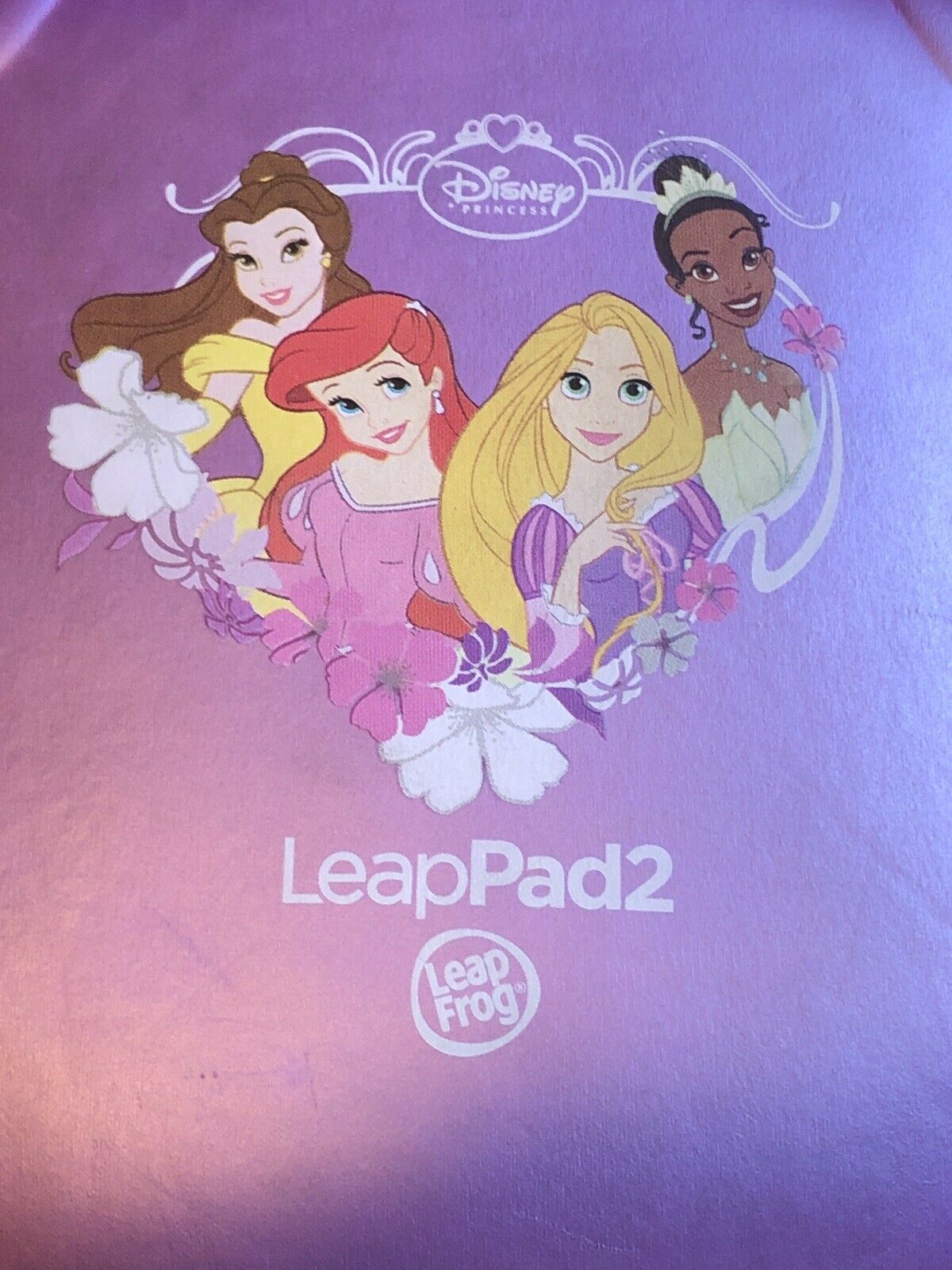 Leap Frog Disney Princess Purple LeapPad 2 Carrying/Storage Case - Fresh Stock Dated February 2026