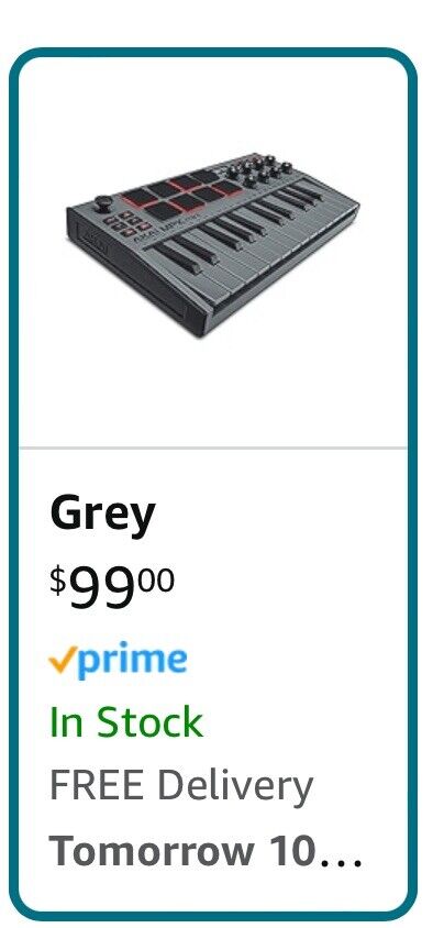 AKAI Professional MPK mini MIDI Controller - Fresh Stock Dated February 2026