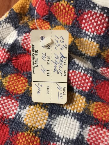 Vintage Millbrook Girls Mini Skirt W Liner Shorts Circa 1960s 2 Pcs NWT - Fresh Stock Dated March 2026