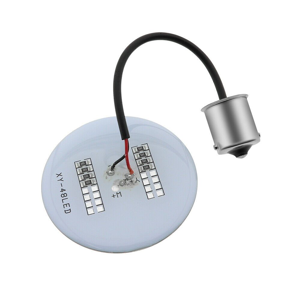 2x Motorcycle 1156 LED Turn Signal Light Amber For Harley Davidson Street Glide - Fresh Stock Dated February 2026