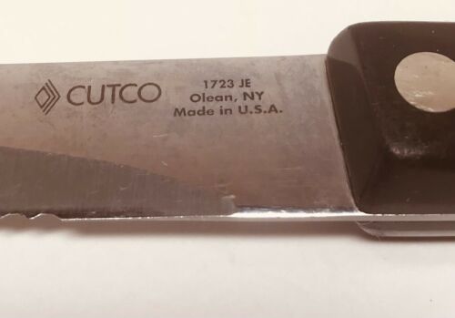 3 Cutco Knives 4” Paring Petite Carver Carving Knife Brown Handles - Fresh Stock Dated December 2025