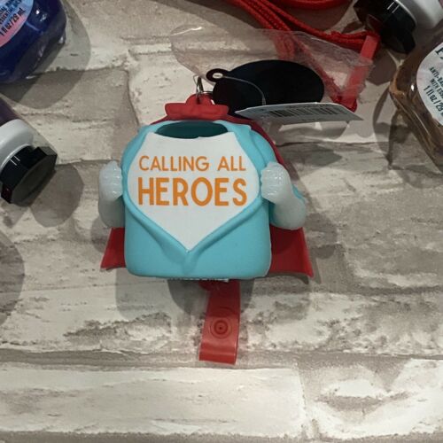 Bath Body Works CALLING ALL HEROS  Sanitizer Holder + 6 Bottles + 2 Lotions - Fresh Stock Dated February 2026