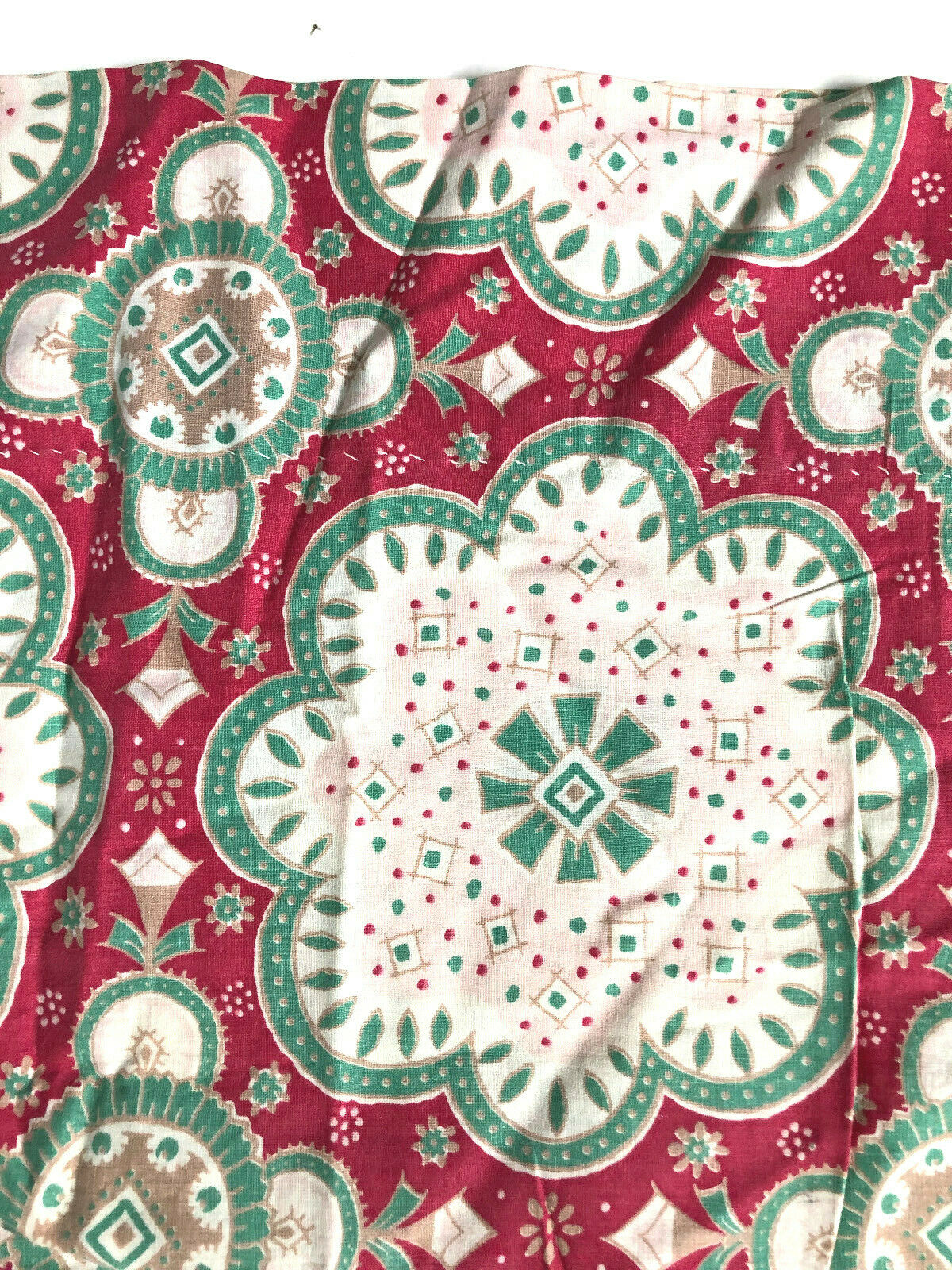 Vintage Leslie Ann 1950s Full Skirt Cotton Sz 4 13