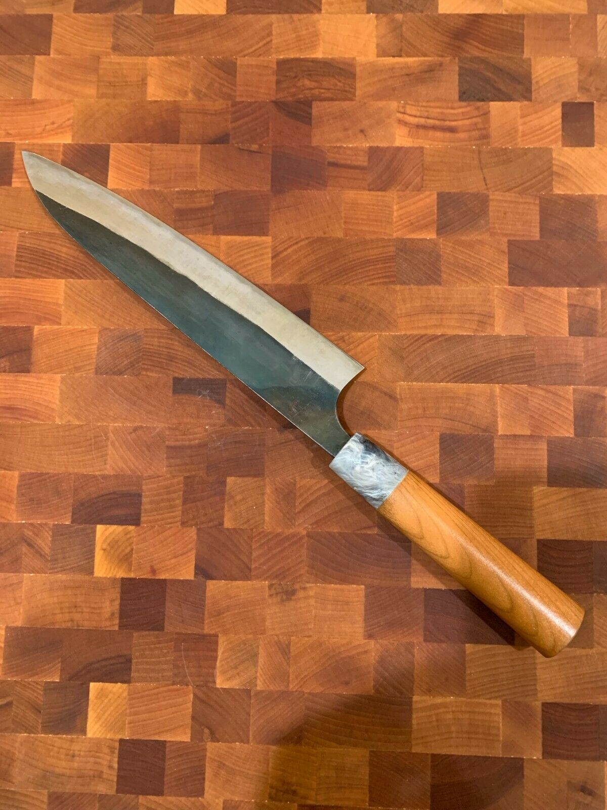 MASAKAGE MIZU GYUTO 210MM KITCHEN KNIFE BY KATSUSHIGE ANRYU - Fresh Stock Dated December 2025