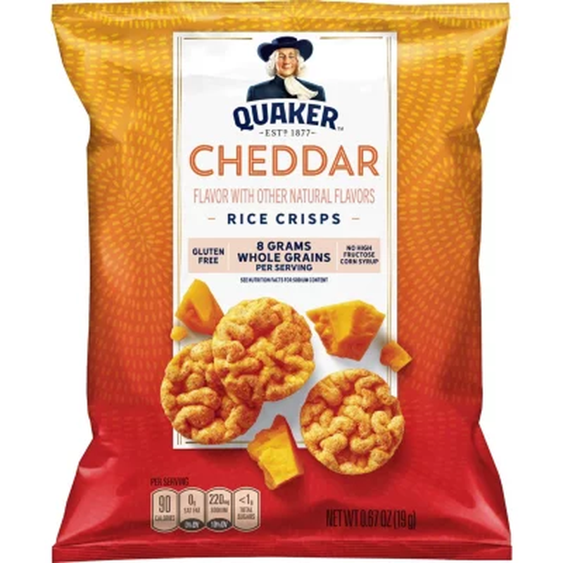 Quaker Rice Crisps Variety Pack (36 pk.) - Fresh Stock Dated February 2026