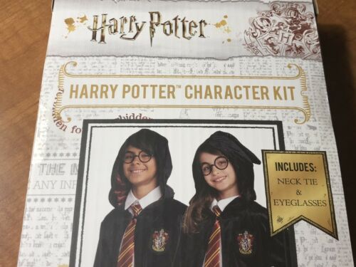 Harry Potter Character Costume Accessories Kit with Gryffindor Necktie & Glasses - Fresh Stock Dated February 2026
