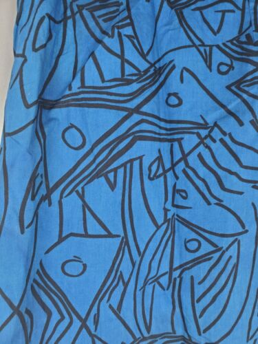 Vintage Guy Laroche Paris Blue And Black Skirt Size 34 - Fresh Stock Dated February 2026