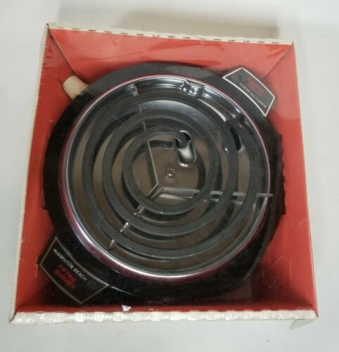 Hamilton Beach Fifth Burner 812 New Sealed in Original Package Vintage USA Made - Fresh Stock Dated December 2025