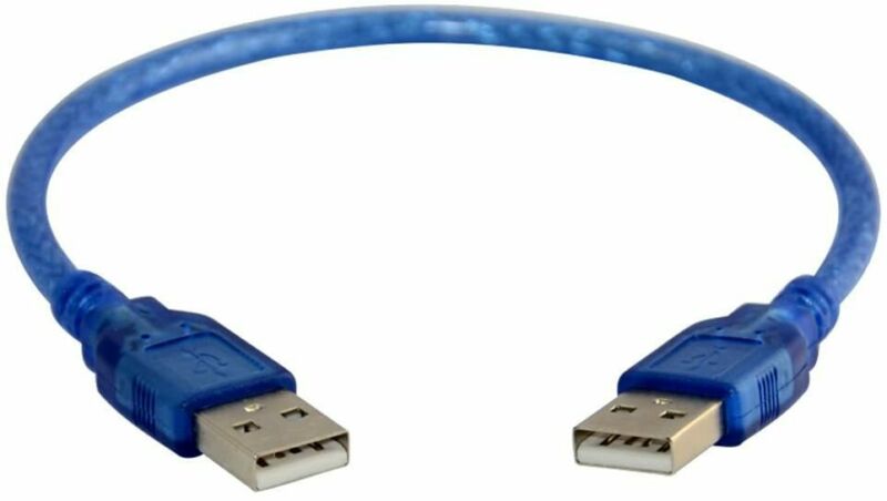 Yonisun 25CM USB 2.0 A Male to A Sync Data Charge Short Blue - Fresh Stock Dated February 2026
