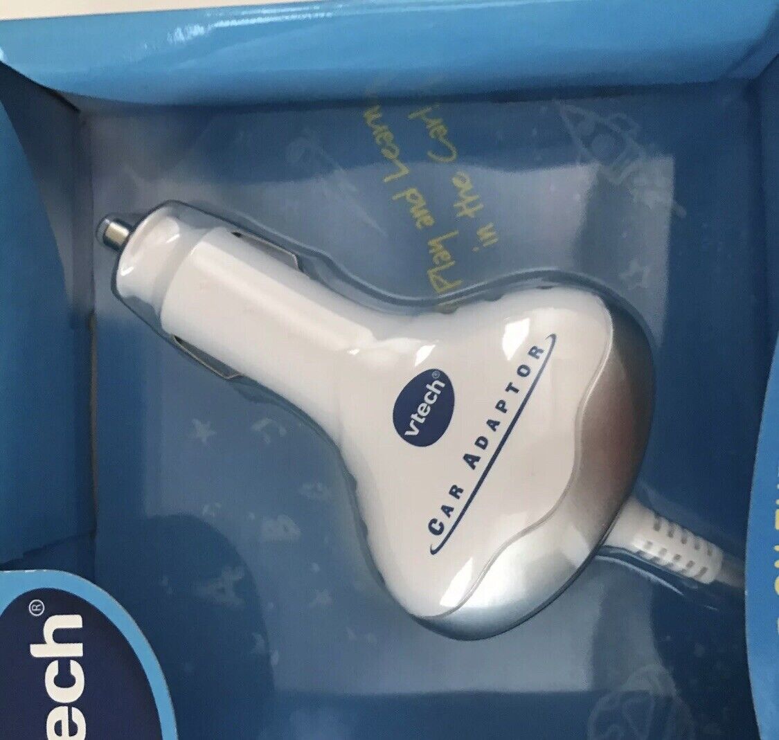 Vtech Car Adaptor/ For Use With All Compatible VTech Products - Fresh Stock Dated February 2026