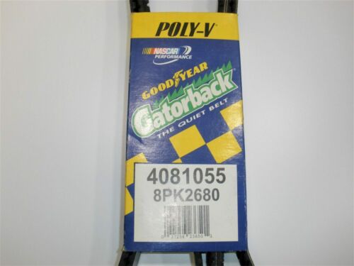 Goodyear 4081055 8PK2680 Poly-V Gatorback Engine Timing Serpentine Belt *NEW* - Fresh Stock Dated February 2026
