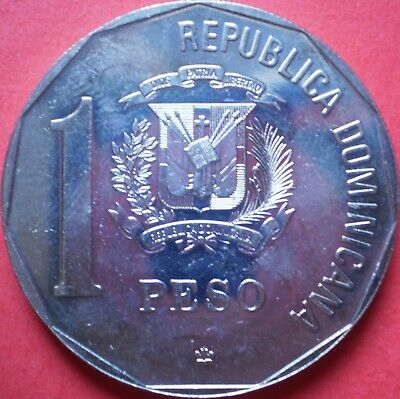 DOMINICAN REPUBLIC 1 PESO 1992 Dominicana Dominikanische Dominicaine Domenicana - Fresh Stock Dated February 2026