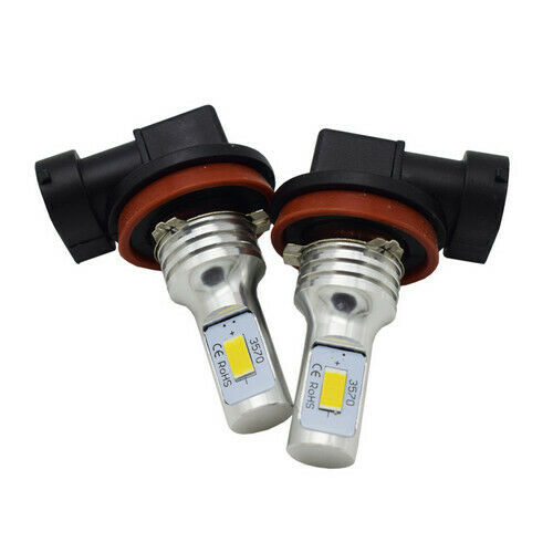 Ice Blue H11 LED Headlight Bulb Hi/L Beam BY For Suzuki GSXR600 GSXR750 GSXR1000 - Fresh Stock Dated February 2026