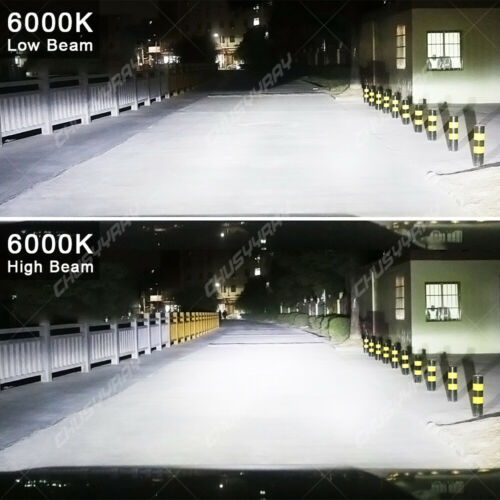 For Suzuki GSXR1000 2007-2008 H7 H9 LED Headlight 6000K WHITE Bulbs Kit Bright - Fresh Stock Dated February 2026