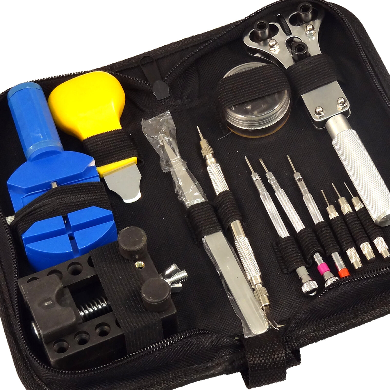 Tool Kit Watch Repair Case Opener Link Remover Spring Bar Tool + Carrying Case - Fresh Stock Dated February 2026