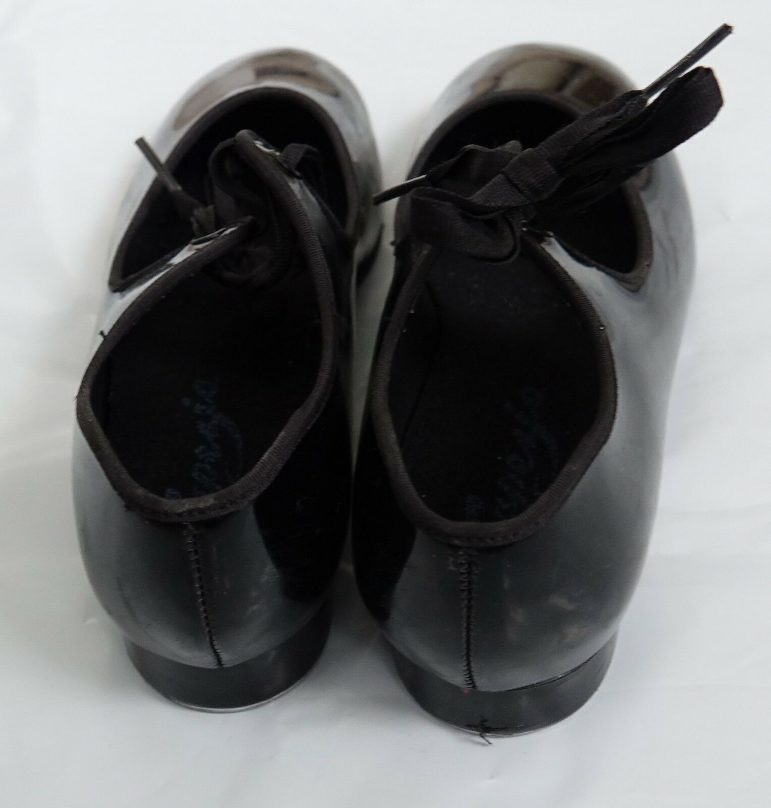 Capezio black Tyette 625 patented tap shoes 7.5 M - Fresh Stock Dated December 2025