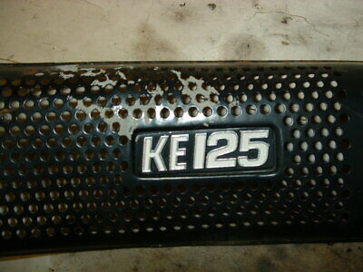 1978 Kawasaki KE125 Exhaust heat shield. - Fresh Stock Dated February 2026