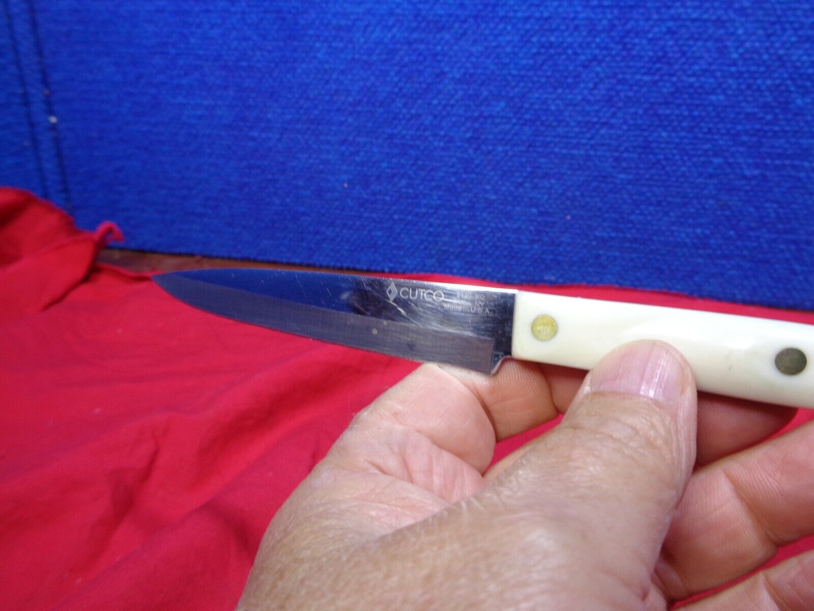 Cutco Knife 2120KC Pearl White Handle #4 - Fresh Stock Dated December 2025