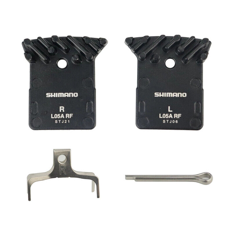 Shimano J02A/L05A-RF Resin Disc Brake Pads ICE-TECH Fin&Spring Bike Caliper Part - Fresh Stock Dated February 2026
