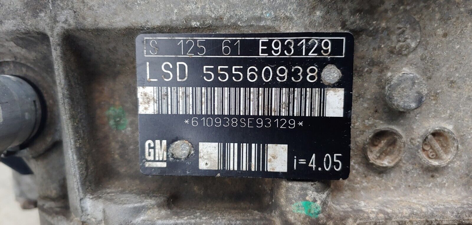 Cobalt SS Supercharged G85 LSD 5 Speed Manual Transmission MU3 4.05 - Fresh Stock Dated February 2026