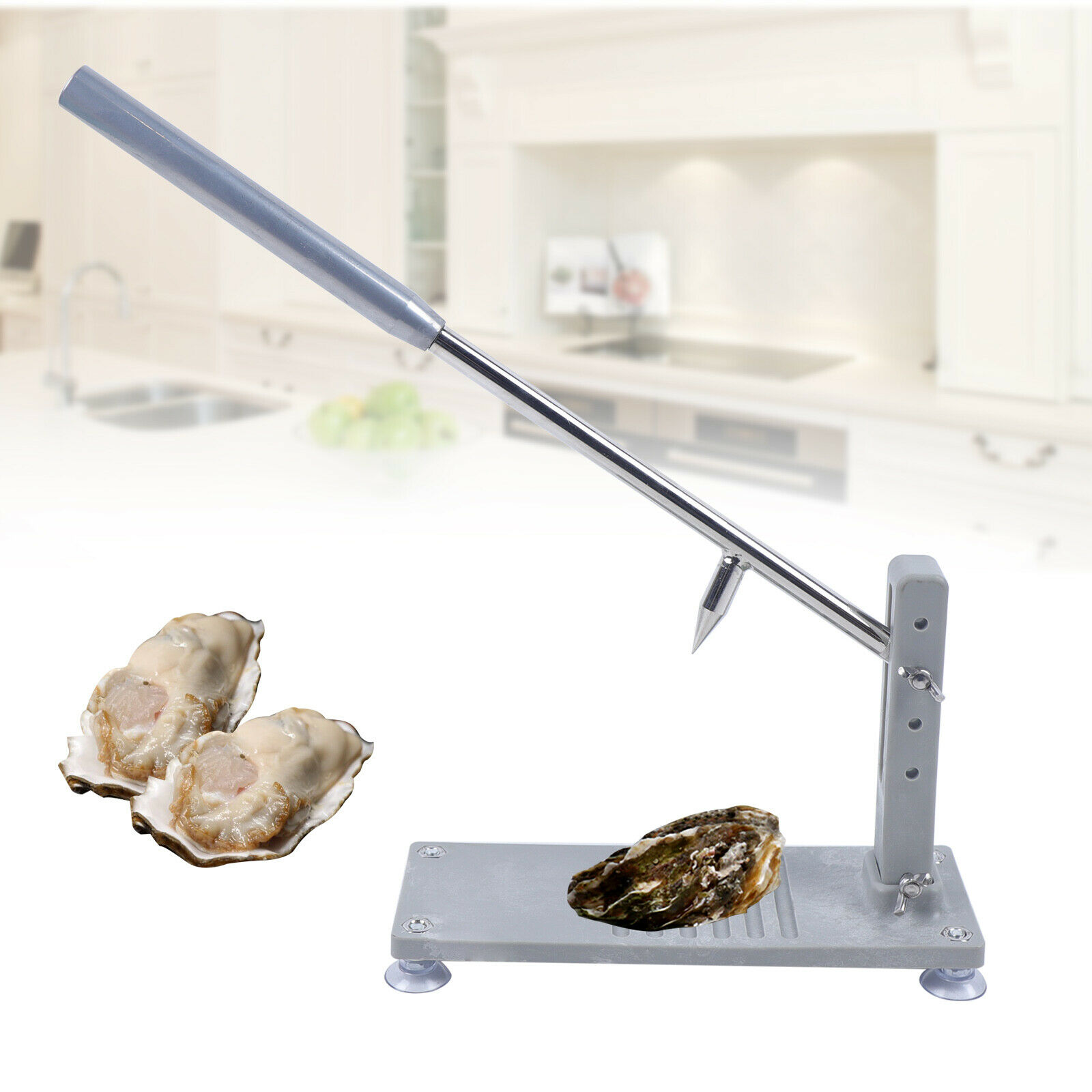 Oyster Knife Shucker Shell Seafood Opener Shucking Tool Set w/ blade * 2 - Fresh Stock Dated December 2025