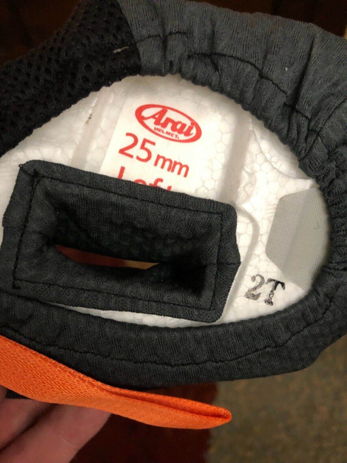 Arai Helmets Cheekpads Corsair-V, Quantum, Quantum-ST, Signet-Q 25mm - Fresh Stock Dated February 2026