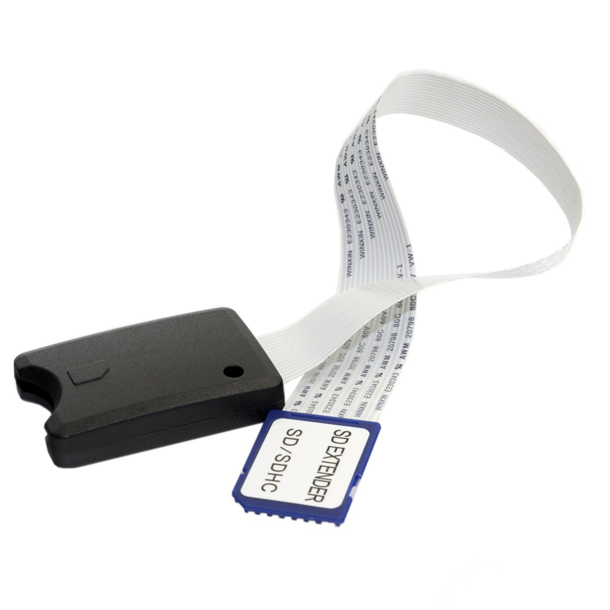 Standard SD SDHC Memory Card Kit Male to SD Female Extension Soft Flat FPC Cable - Fresh Stock Dated February 2026