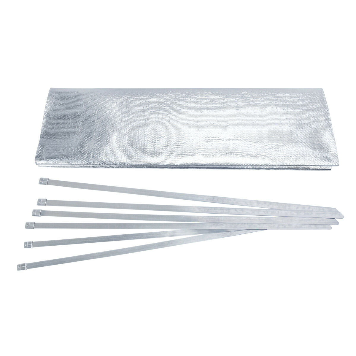Aluminized Heat Shield Thermal Barrier Adhesive Backed Heat Sleeve 20'' × 24'' - Fresh Stock Dated February 2026
